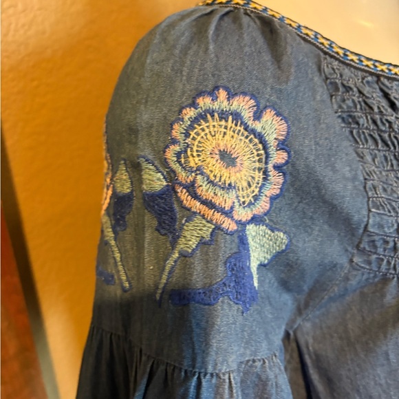 Romeo & Juliet Embroidered Bohemian Dress - Picture 3 of 10